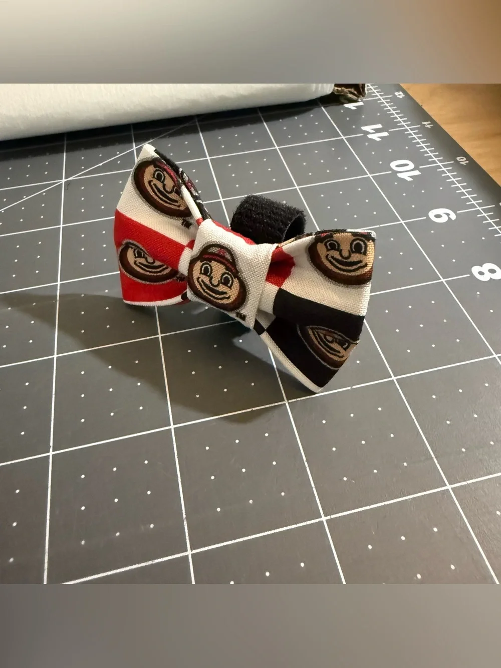 Ohio State Buckeye Pet Bowtie (small)